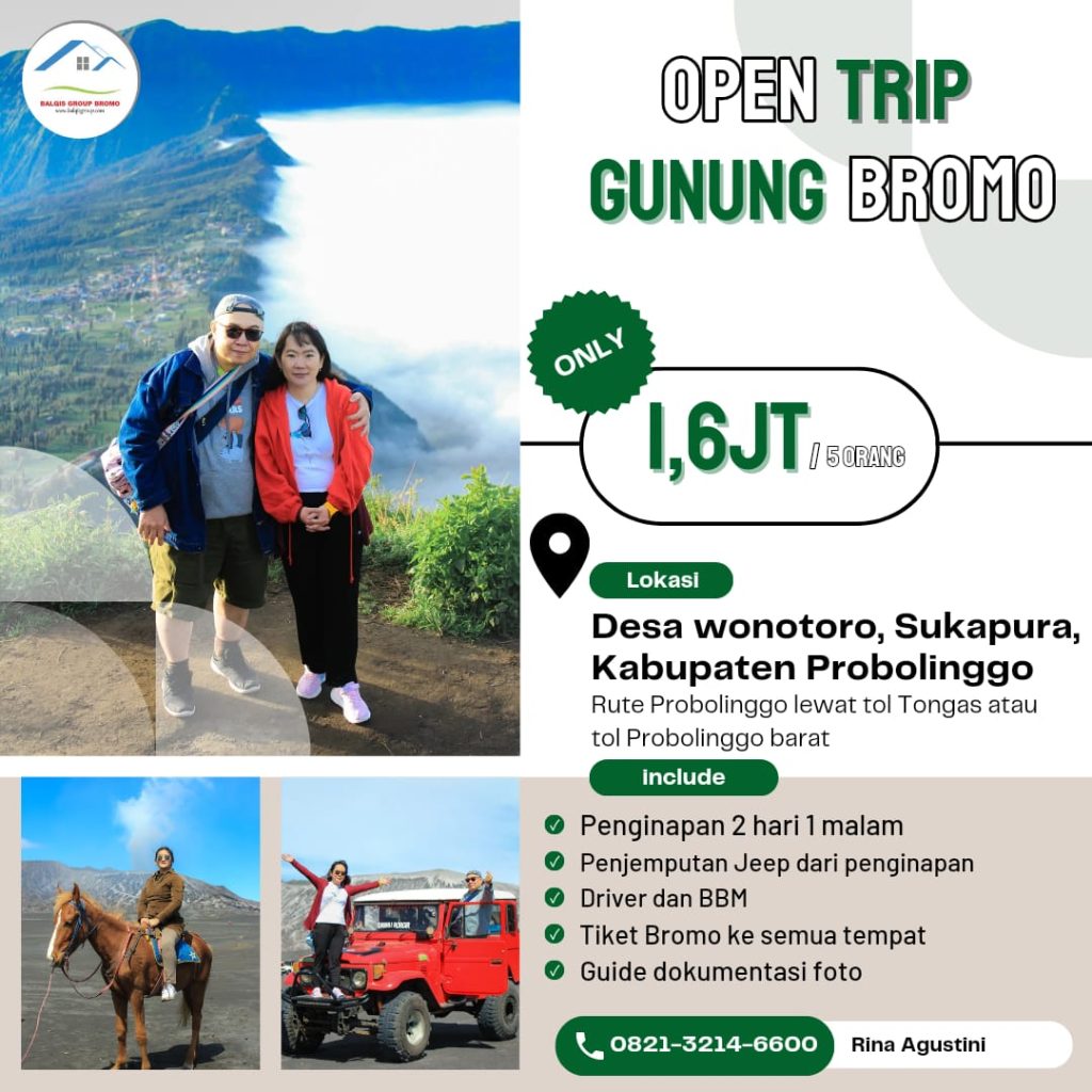 Paket liburan gunung bromo